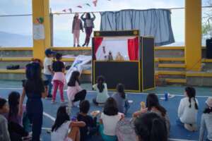 Presentation of the puppet theater