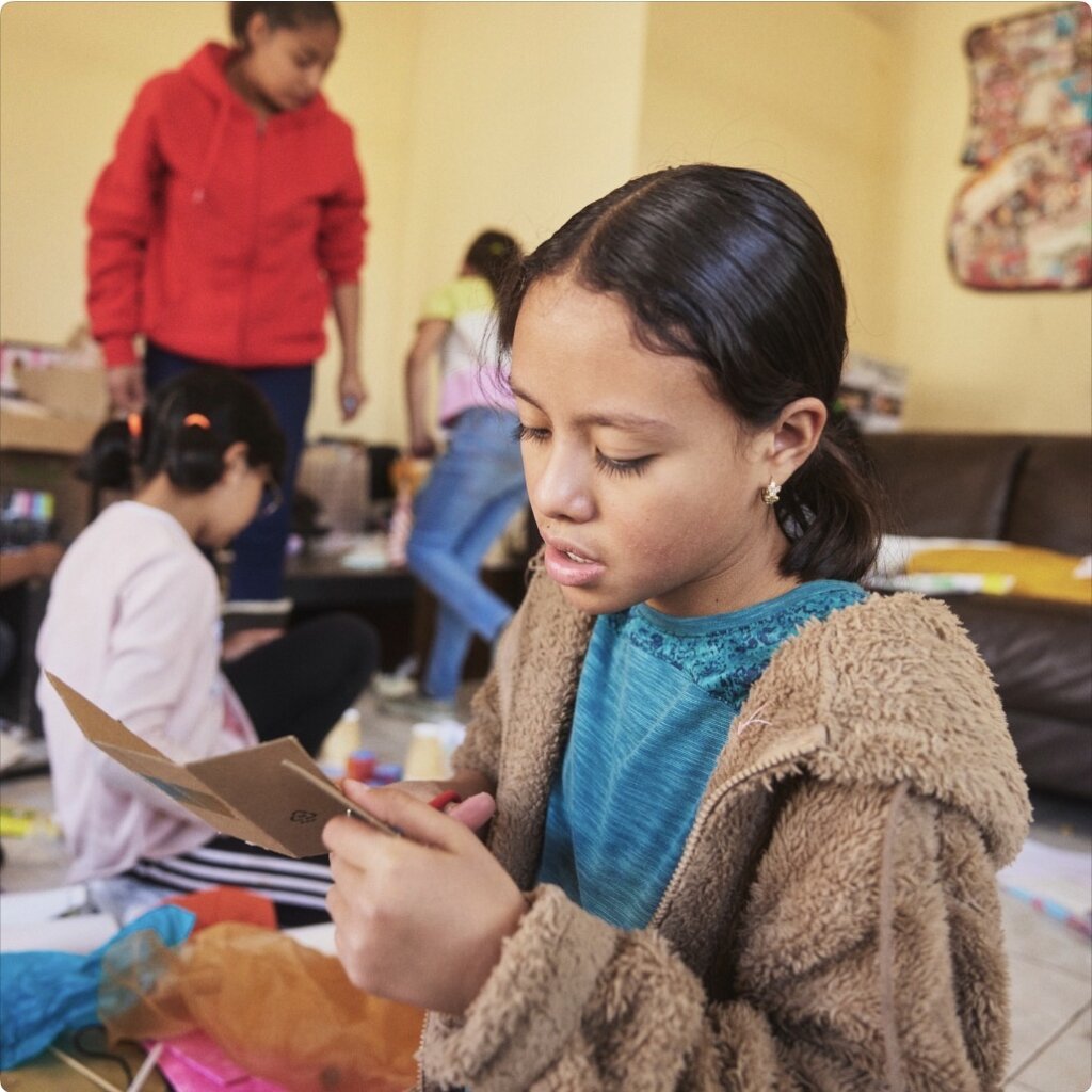 Photo from our Program in Shelters