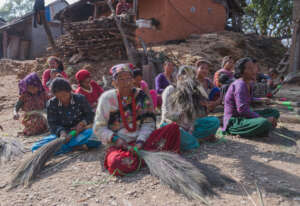 Broom making training