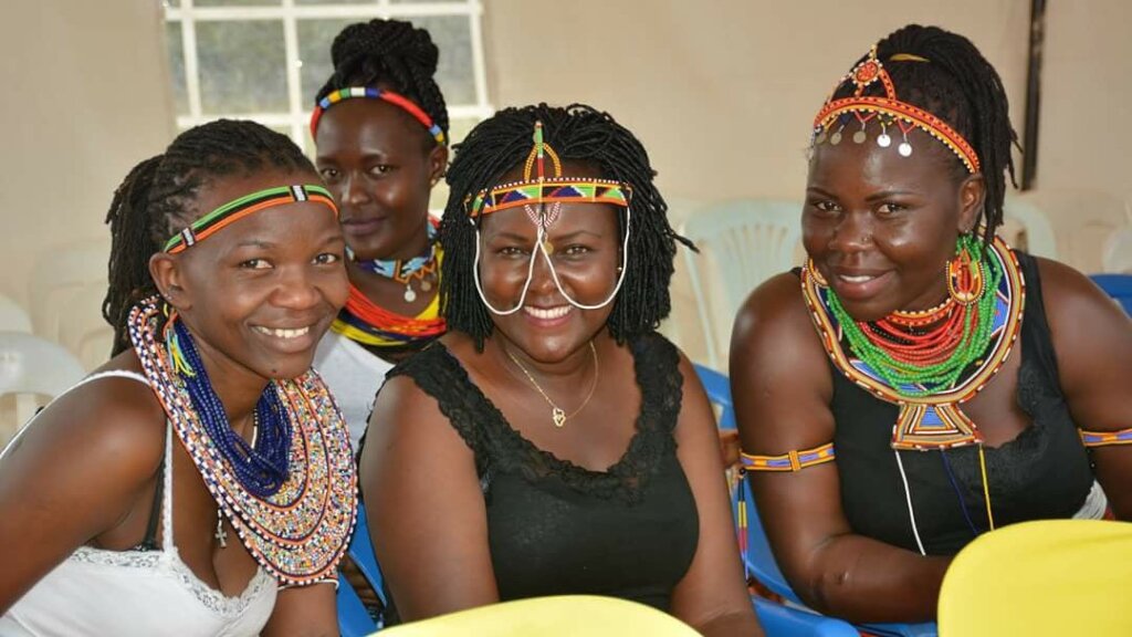 Karimojong women who joined WhatsAPP Chat