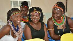 Karimojong women who joined WhatsAPP Chat