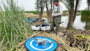Maping and working the wetland