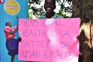 Girls take it to advocate for Menstrual Health