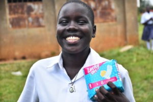 Amina displays her happiness