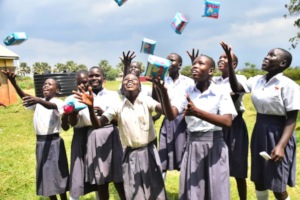 793 Girls who benefited from pads distribution