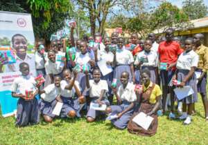 Lucky Girl Pads school Distribution