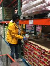 Free Minds staff preparing care packages