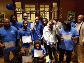 Free Minds members at the Recognition Ceremony