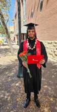 Jordan at his graduation