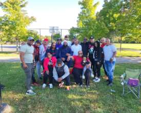 Free Minds members at the cookout