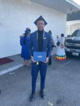 Andre at his graduation
