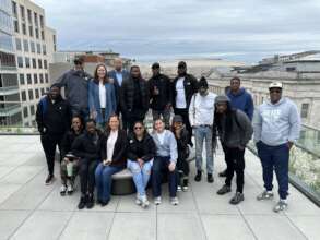 Members and staff during the Apprenticeship