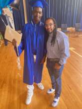 Davonta and Shannon at Davonta's graduation