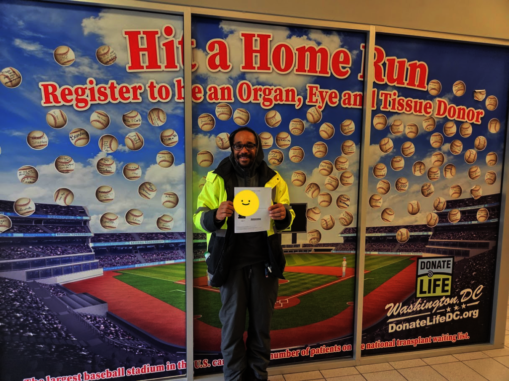 Deandre passed his driving test!