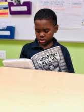 Ingenuity student w/ "Untold Story of the Real Me"