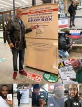 Free Minds members voting, many for the first time