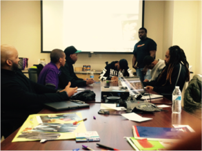 Mr. Bullock leading an entrepreneurship workshop