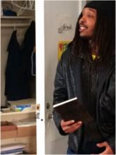 Tavon in the Free Minds office