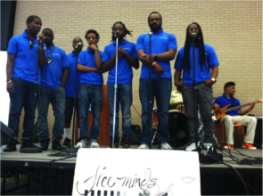 Poet Ambassadors performing at Our City Festival