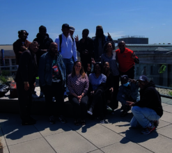 Members and staff after day one of apprenticeship