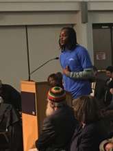 Doug speaks to Congresswoman Eleanor Holmes-Norton