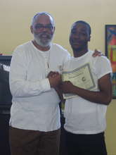 Lonte recieves Life Skills Certificate