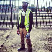 FM member Latrae looking great at his new job