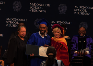 FM member Joel at entrepreneurship graduation
