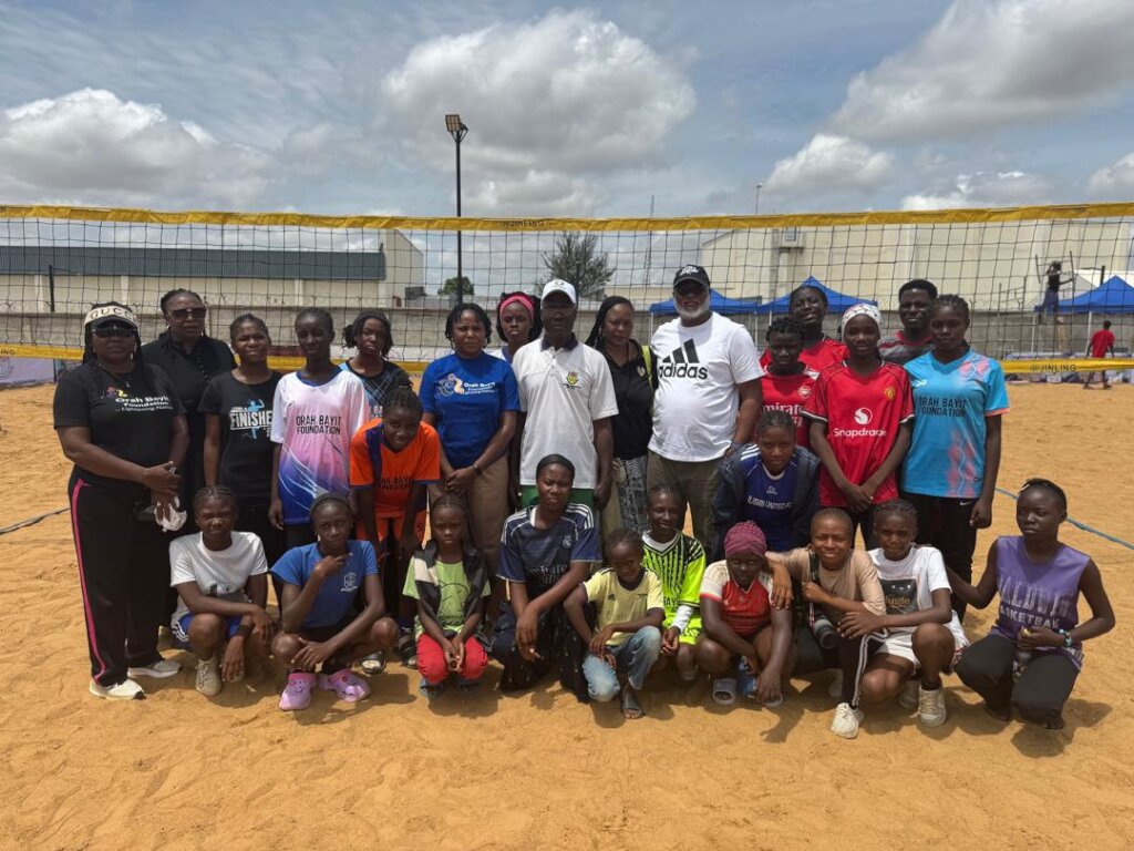 At the National Beach Volleyball Championship