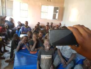 A typically busy day at the existing Day Centre