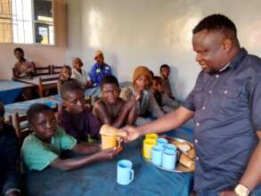 Refreshments at the Day Centre