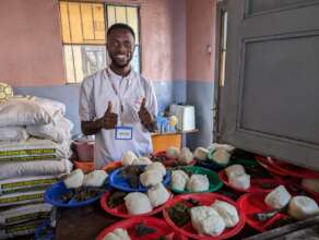 Preparation of lunch for street children