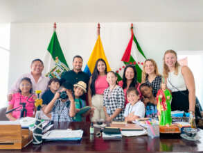 Visiting the Mayors Office!