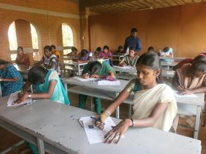 Students undergoing their assessment exams
