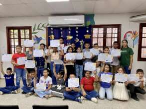 Level 1 course graduation with their youth leader