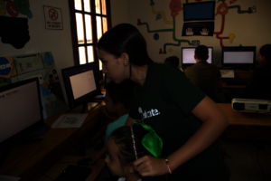 Our scholar Marely leading a workshop