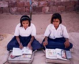 Young girl students of Mineworkers