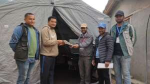 Handover of essential equipment in Ghetma