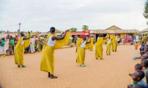 A cultural dance performance