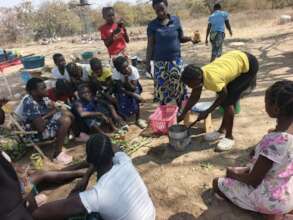 Chaya workshop at the centre for 24 girls