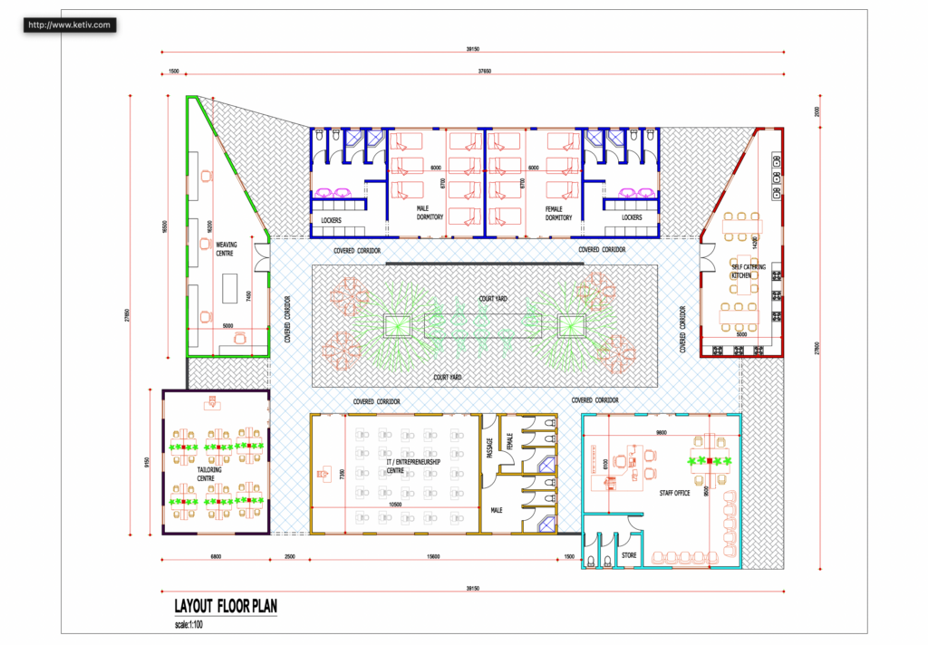 Centre Building Plan