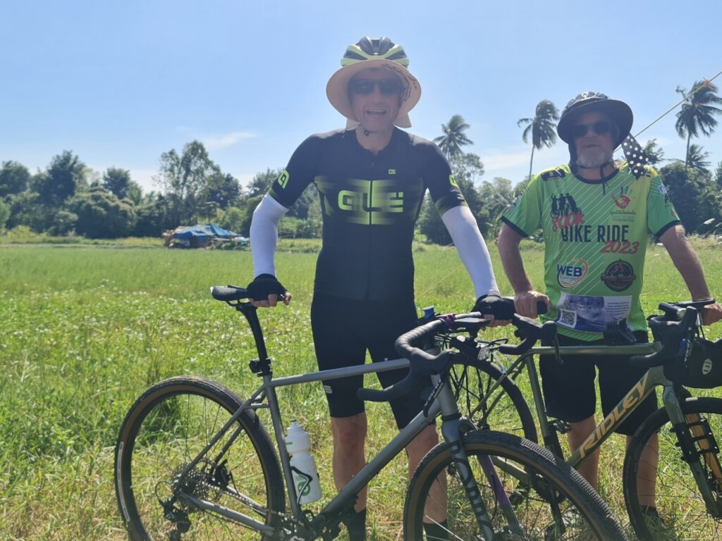 Ride for Hand to Hand Foundation- Aidan and Gerry