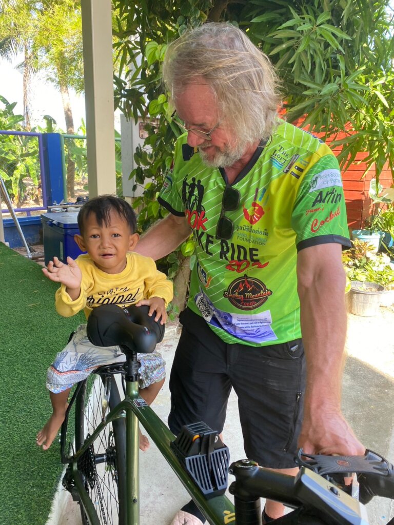 Ride for Hand to Hand Foundation- Aidan and Gerry