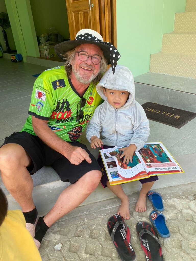 Ride for Hand to Hand Foundation- Aidan and Gerry