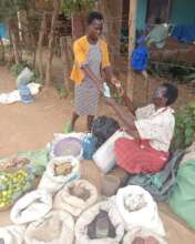 An entrepreneur sells soymilk made with VitaGoat