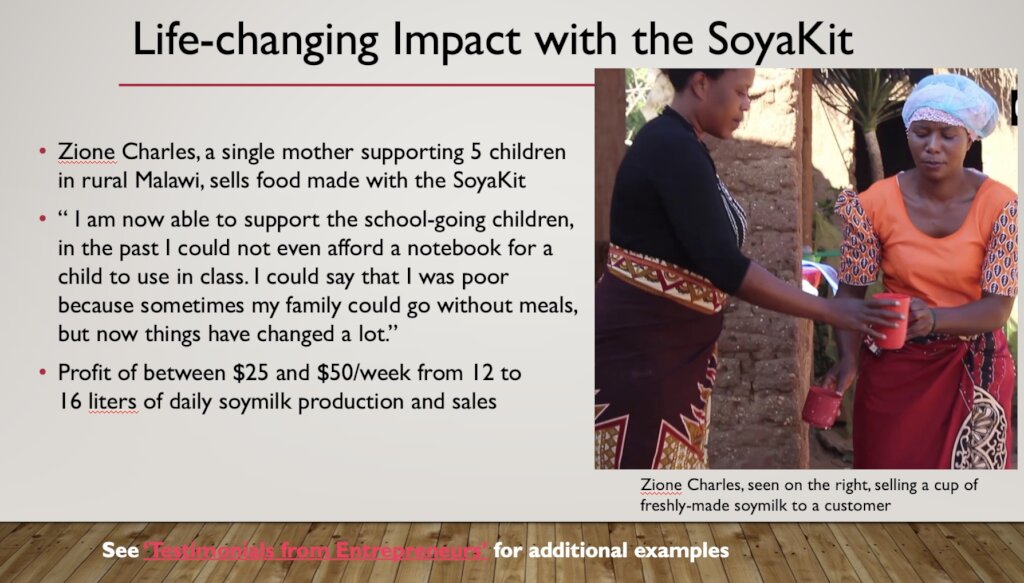 Soy Microbusinesses to Empower Rural Women