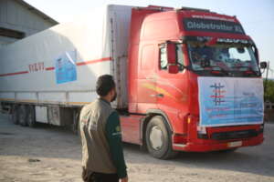 Emergency hygiene kits for Syrian communities