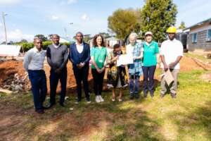 Project partners at ground breaking ceremony