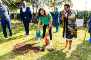 Trees planted to mark the occasion