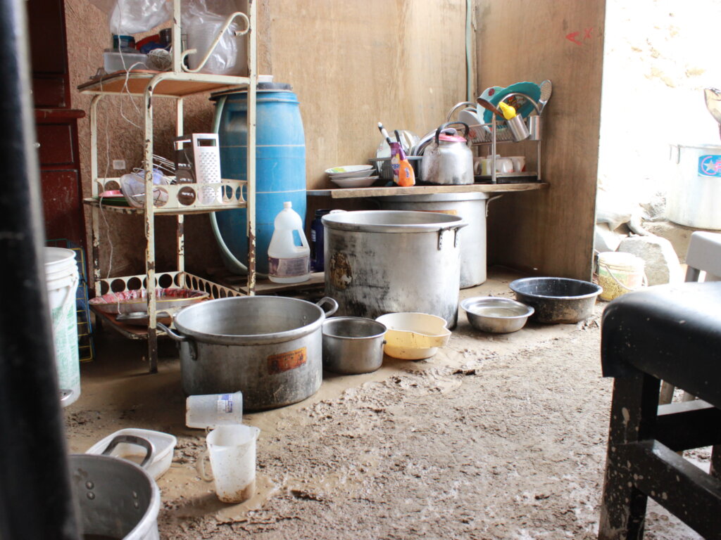 Community-led soup kitchens in emergency